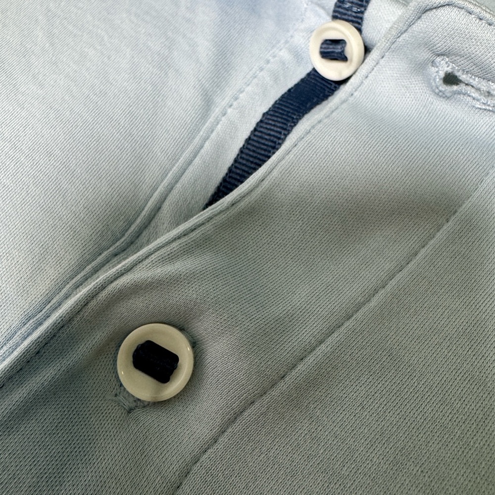 UNTUCKit Light Blue Damaschino Polo Shirt Casual Relaxed Fit, XXL - Picture 3 of 6